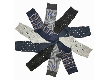 SET 10 Párů - Bavlněné ponožky ZC1021