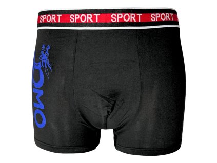 Pánské elastické boxer šortky černé Y1575