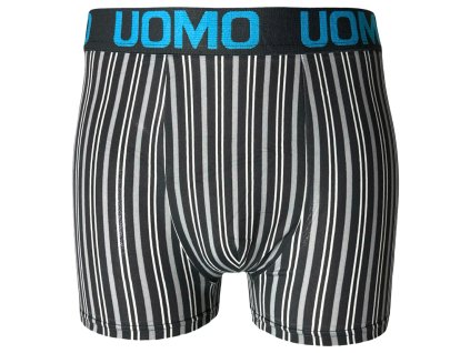 Pánské elastické boxer šortky tmavě šedé Z056