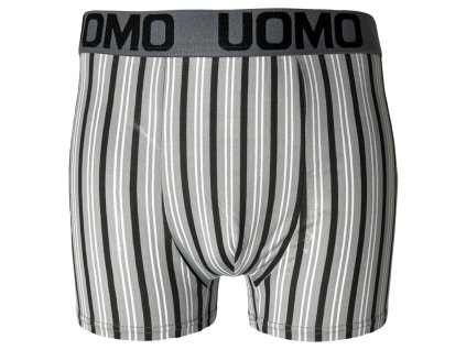 Pánské elastické boxer šortky šedé Z056