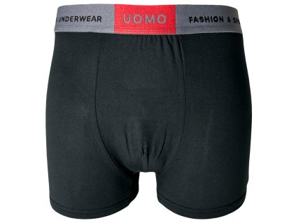 Pánské elastické boxer šortky černé Z057