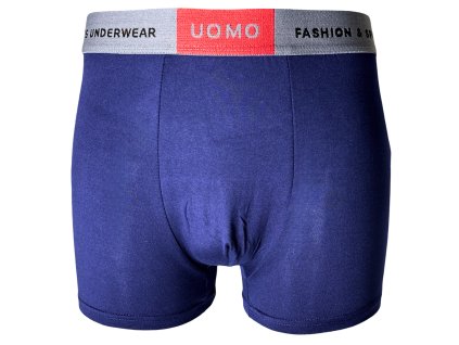 Pánské elastické boxer šortky modré Z057