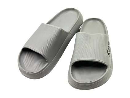 Pánské pantofle světle šedé 010