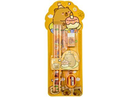 Sada psacích potřeb hnědá 22076-8