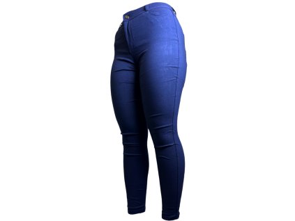 Dámské bavlněné kalhoty modré AK50