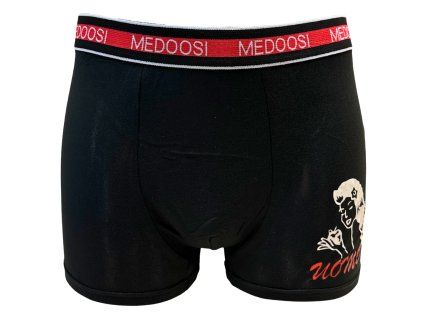 Pánské elastické boxer šortky černé Z082
