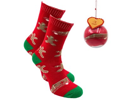 Vánoční ponožky v dárkové kouli 590.19