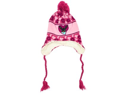Pletená čepice BING růžová 771-973