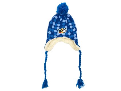 Pletená čepice BING modrá 772-011