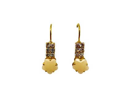 Náušnice béžové 10878