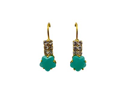 Náušnice modré 10878