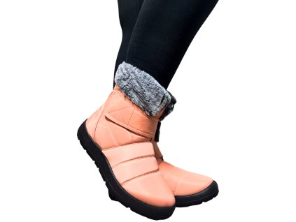 Dámské sněhule růžové 3007-8