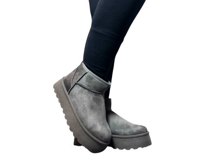 Dámské sněhule šedé 5001-7