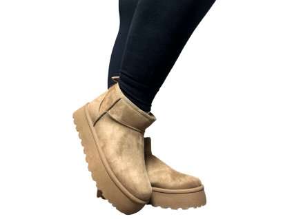 Dámské sněhule béžové 5001-2