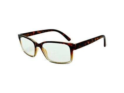 Dioptrické brýle na čtení hnědé 9801