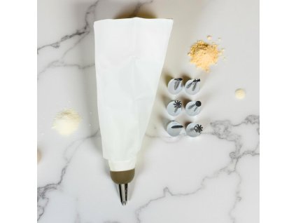 Cukrářský SET - Sáček + 7 nástavců zelený 16030-36