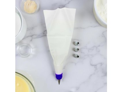 Cukrářský SET - Sáček + 3 nástávce modrý 16030-48