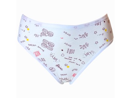 Dámské bambusové kalhotky bílé 6023