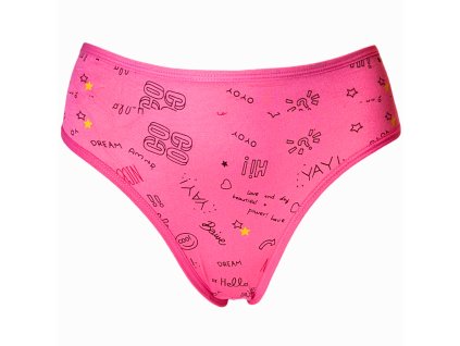 Dámské bambusové kalhotky tmavě růžové 6023