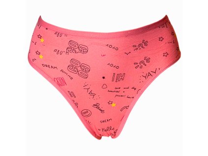 Dámské bambusové kalhotky oranžové 6023