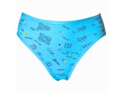 Dámské bambusové kalhotky modré 6023