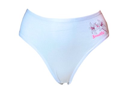 Dámské bambusové kalhotky bílé 6033