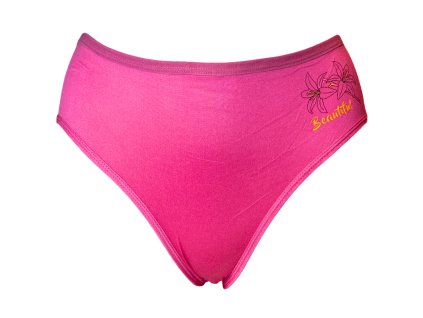 Dámské bambusové kalhotky tmavě růžové 6033