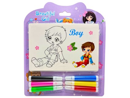 Sada na malování fialová 21860-33