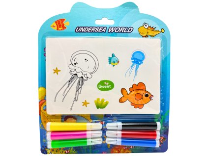 Sada na malování světle modrá 21860-33