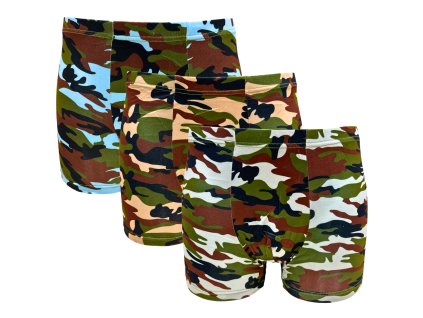 SET 3ks - Bambusové boxer šortky 5116