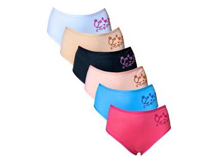 SET 6ks - Bambusové kalhotky 1690