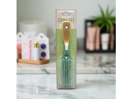 Kartáč na vlasy zelený 27168-4