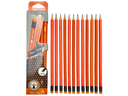 SET 12ks - Tužky s gumou 21860-1.01