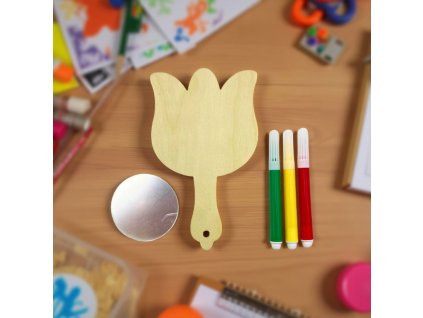 DIY ruční dřevěné zrcátko 0846-37.01