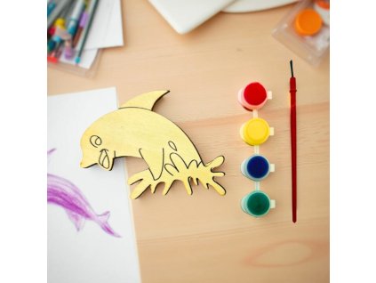 DIY dřevěný obrázek k vymalování 0846-48.01