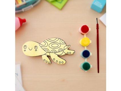 DIY dřevěný obrázek k vymalování 0846-48.02