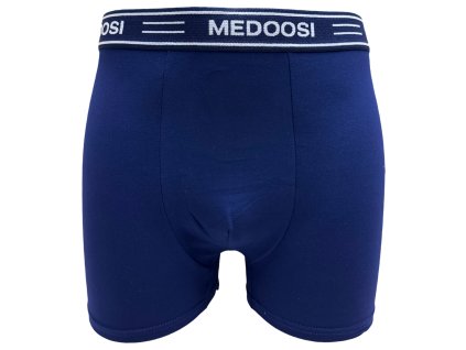 Pánské elastické boxer šortky modré Z045