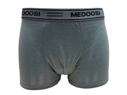 Pánské elastické boxer šortky šedé Z045