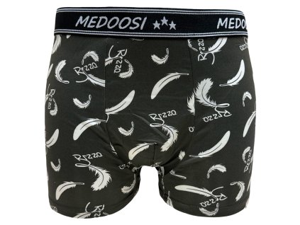 Pánské elastické boxer šortky černé Z069