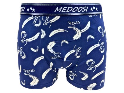 Pánské elastické boxer šortky modré Z069