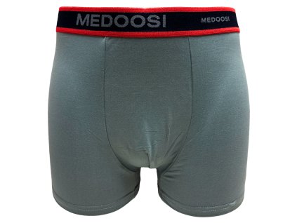 Pánské elastické boxer šortky šedé Z051