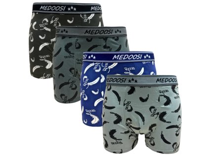 SET 4ks - Elastické boxer šortky Z069