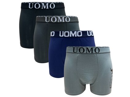SET 4ks - Elastické boxer šortky Z078
