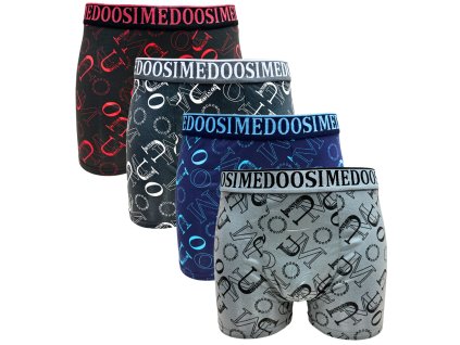 SET 4ks - Elastické boxer šortky Z068