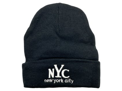 Pletená čepice černá DZ-12