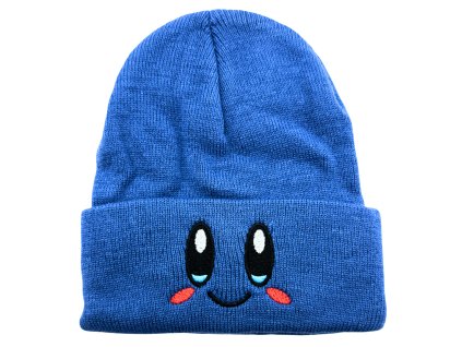 Pletená čepice modrá DZ-9