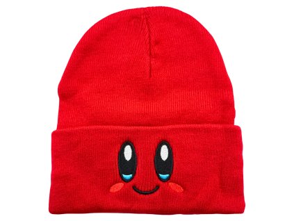 Pletená čepice červená DZ-9