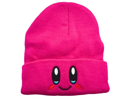 Pletená čepice růžová DZ-9