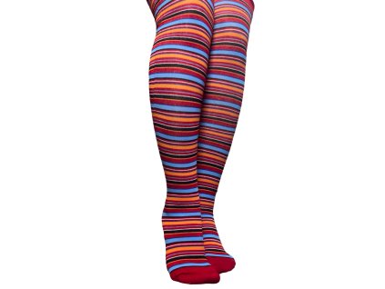 Dámské bavlněné nadkolenky červené 7007.02