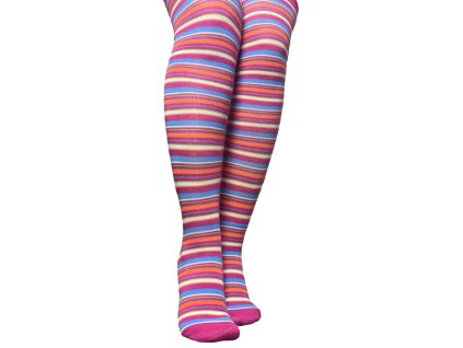 Dámské bavlněné nadkolenky růžové 7007.02